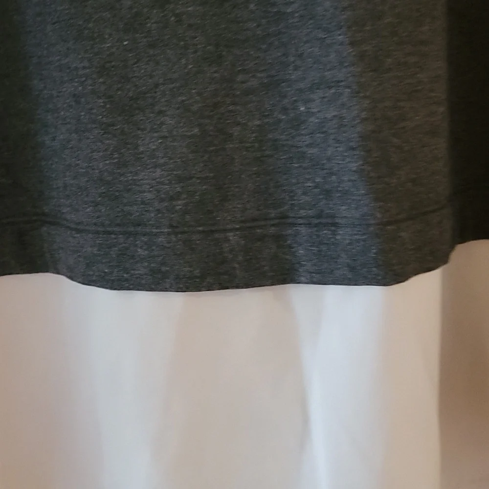 CALIA by Carrie Underwood women's size L long sleeve gray cowlneck  top - Picture 8 of 12